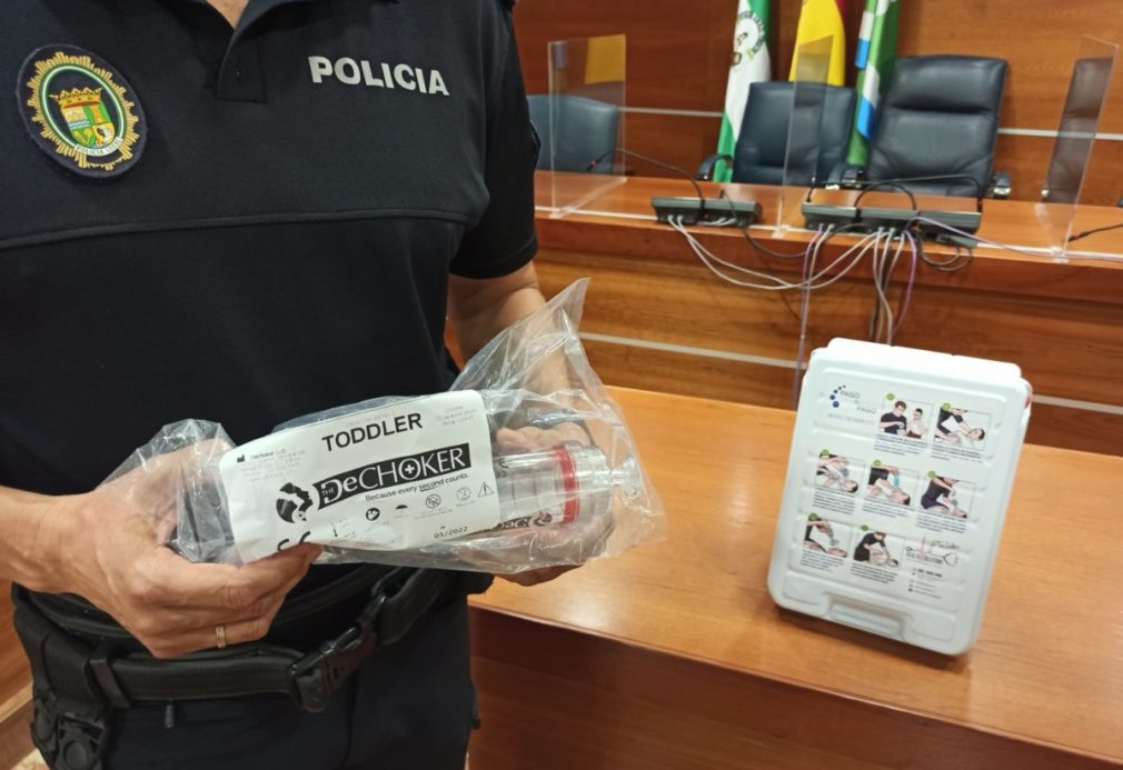 dispositivos anti-atragantamiento policia Otura