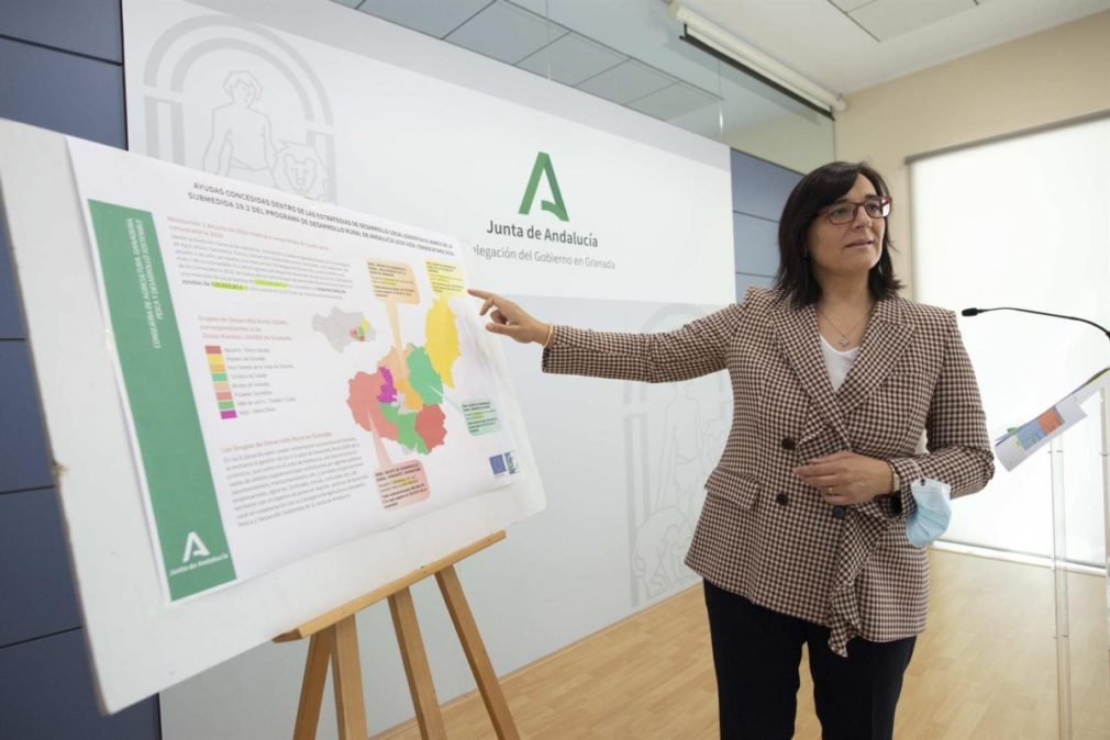 La delegada de Agricultura, Ganadería, Pesca y Desarrollo Sostenible de la Junta en Granada, María José Martín