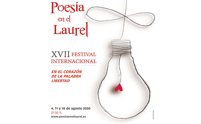 imagen cartel poesia en el laurel