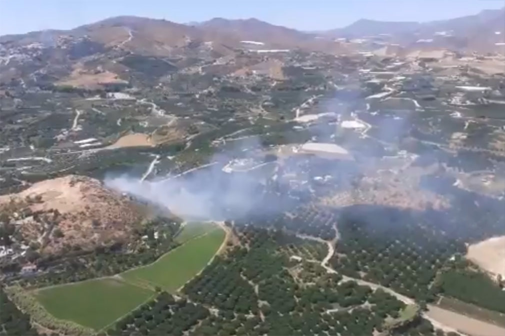 incendio forestal Salobreña paraje Cerro Hacho - Plan Infoca