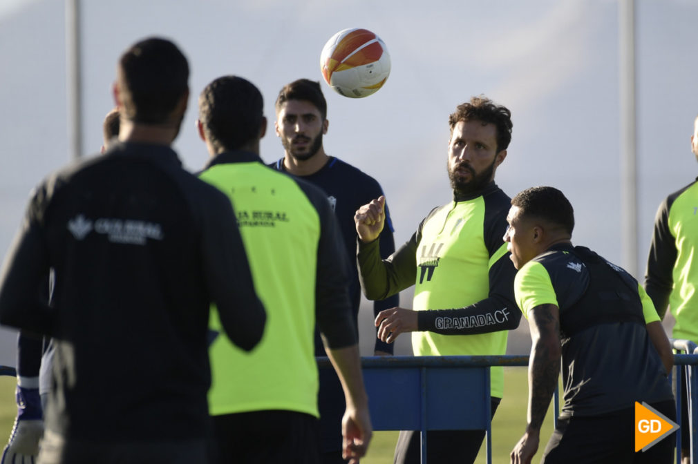 Entrenamiento del Granada CF previo al partido contra el Paok de Salonica de la UEFA Europa League