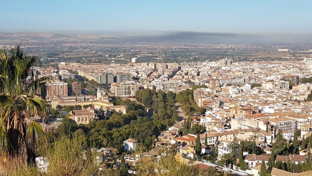 Boina negra contaminación gases contaminantes CO2 Granada calidad del aire Foto Dani Bayona