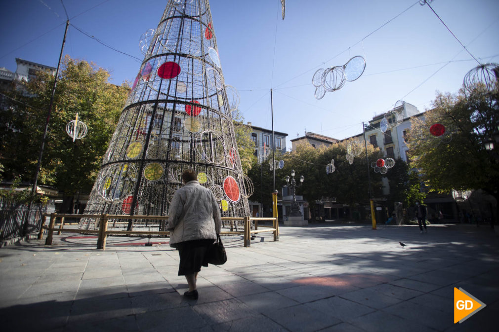 navidad Comercios y bares de Granada tras el nuevo cierre por las nuevas restricciones de la Junta de Andalucia por el coronavirus