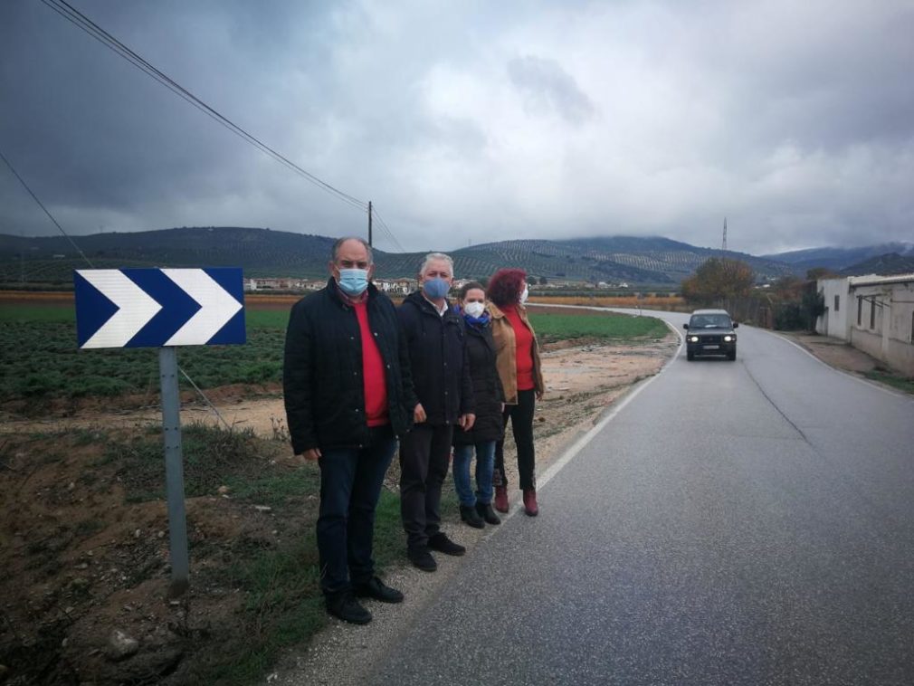 diputacion granada, obras carretera huetor tajar-montefrio