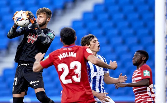 angel jimenez real sociedad vs granada cf