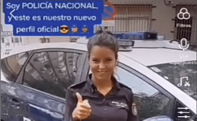 tik tok policia