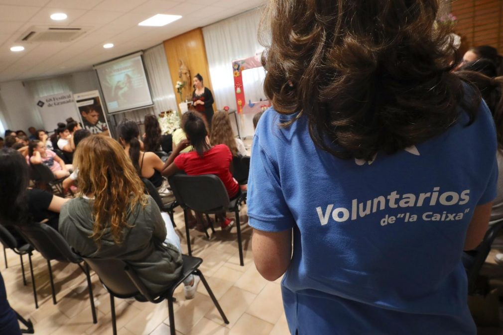 2019 Taller con EvaYerbabuena- Festival-LaCaixa-Voluntarios (1)