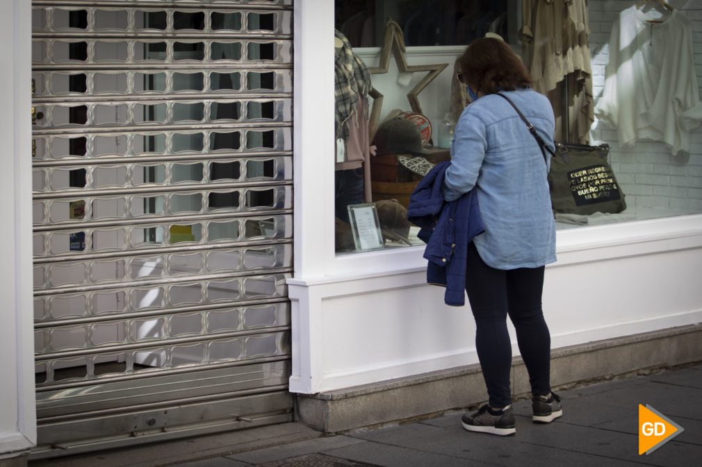 Comercios de Granada durante las restricciones