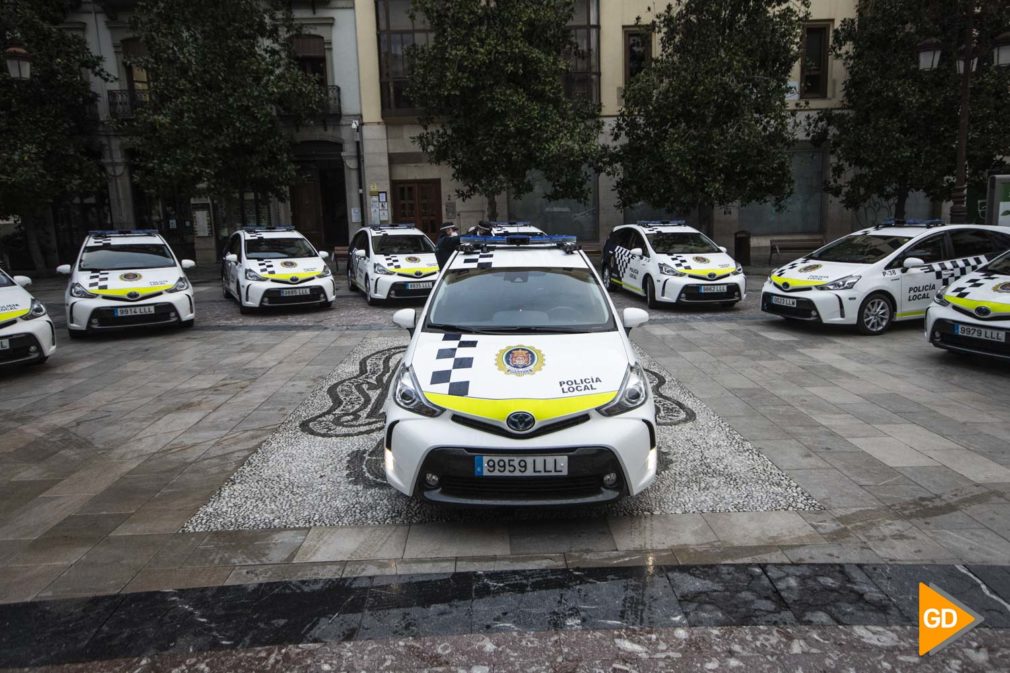 Presentacion de los nuevos coches de la policía local de Granada