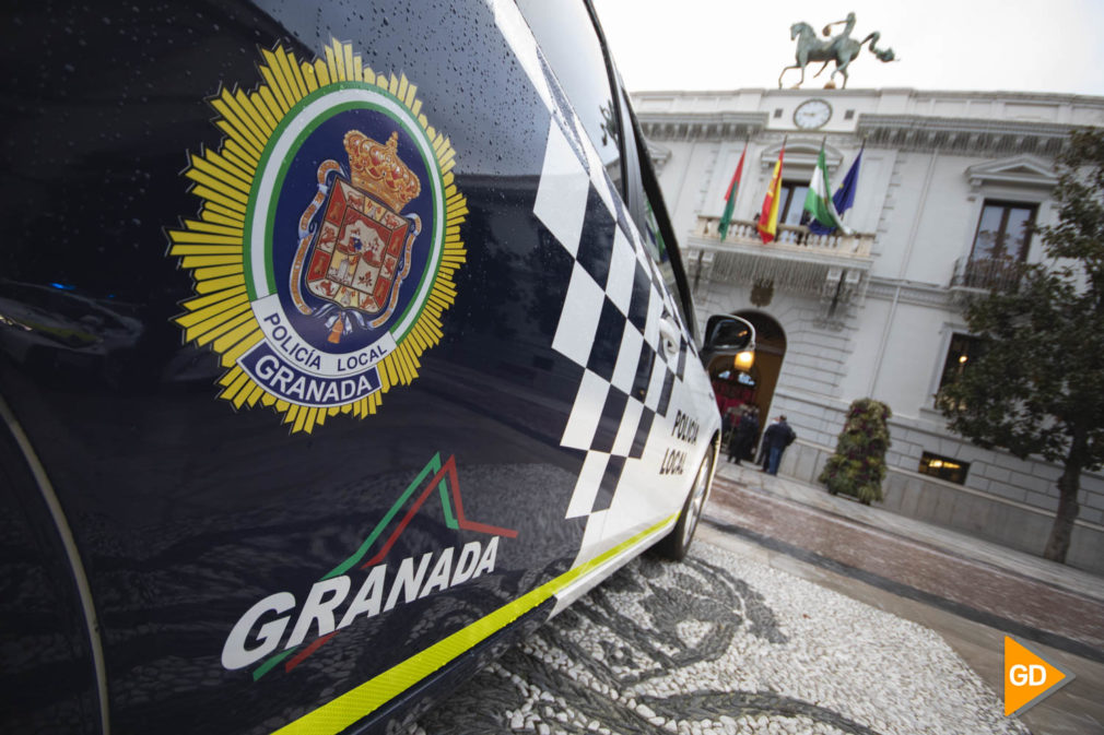 Presentacion de los nuevos coches de la policía local de Granada