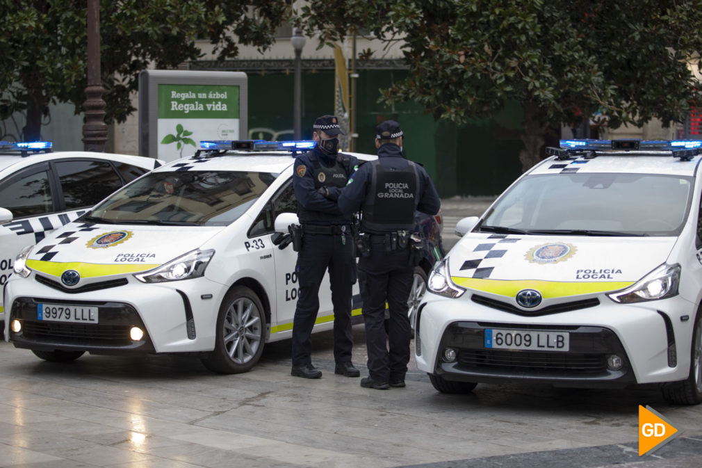 Presentacion de los nuevos coches de la policía local de Granada