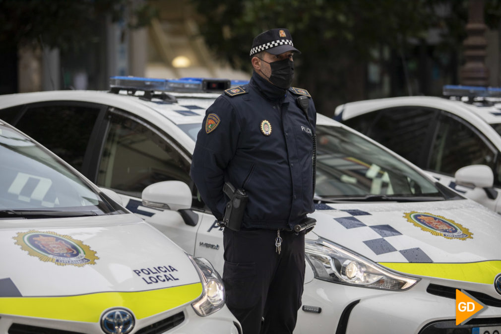 Presentacion de los nuevos coches de la policía local de Granada