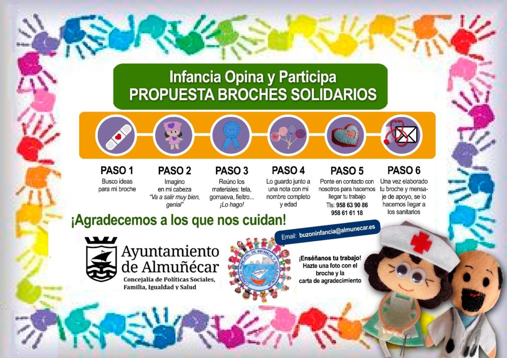 INFANCIA PROPUESTAS NIÑOS CONFINAMIENTO BROCHES SOLIDARIOS 20