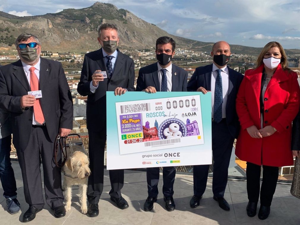 Presentación de un cupón dedicado a los roscos de Loja