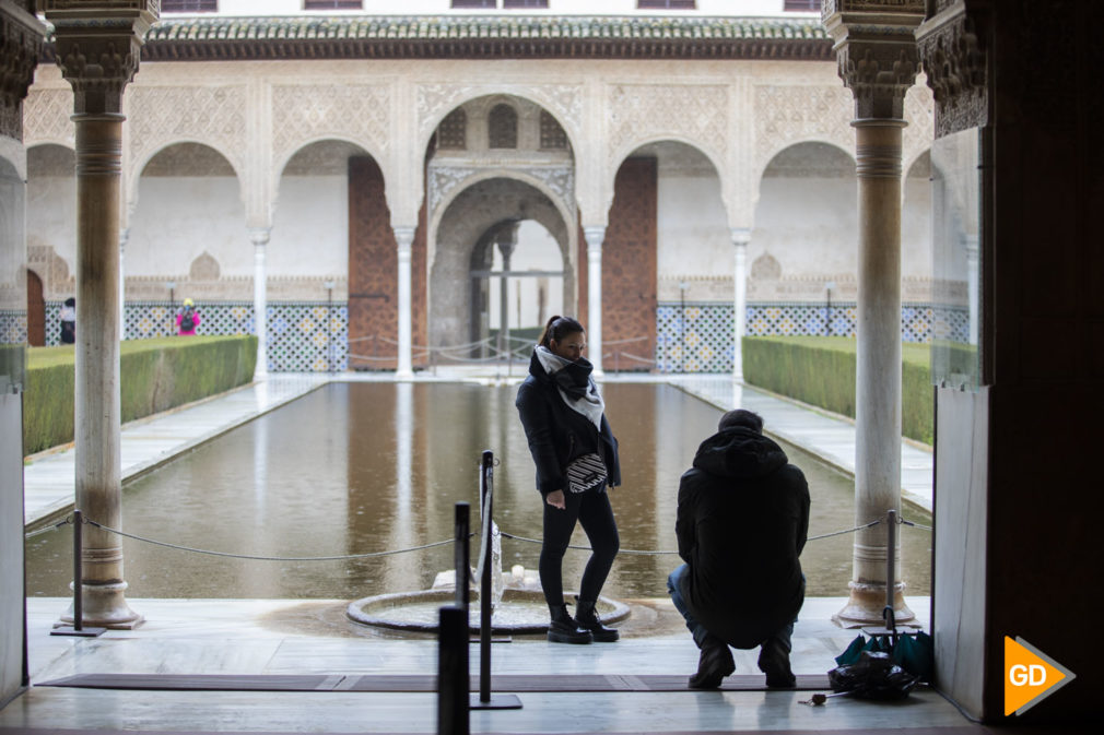 Alhambra de Granada tras el cierre perimetral