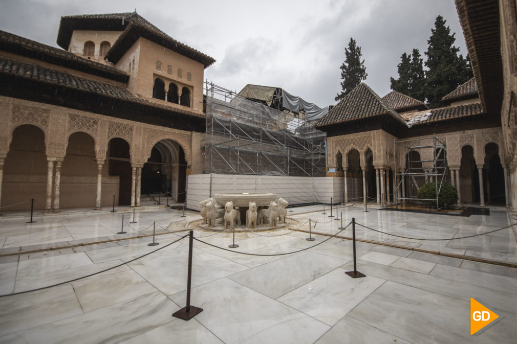 Alhambra de Granada tras el cierre perimetral