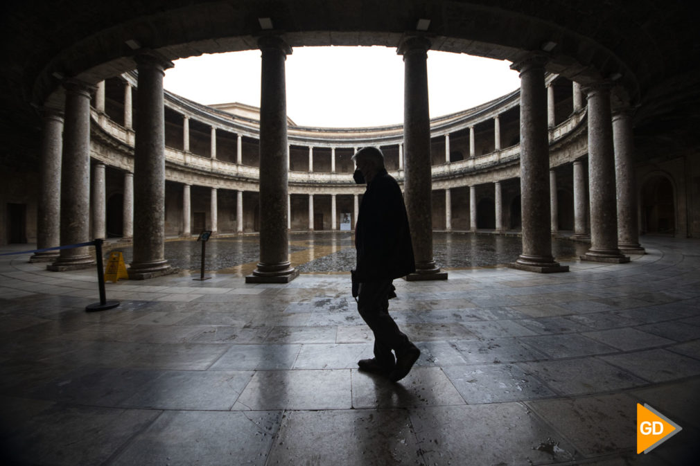 Alhambra de Granada tras el cierre perimetral