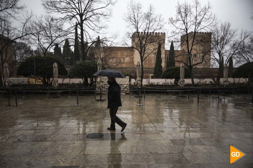 Alhambra de Granada tras el cierre perimetral