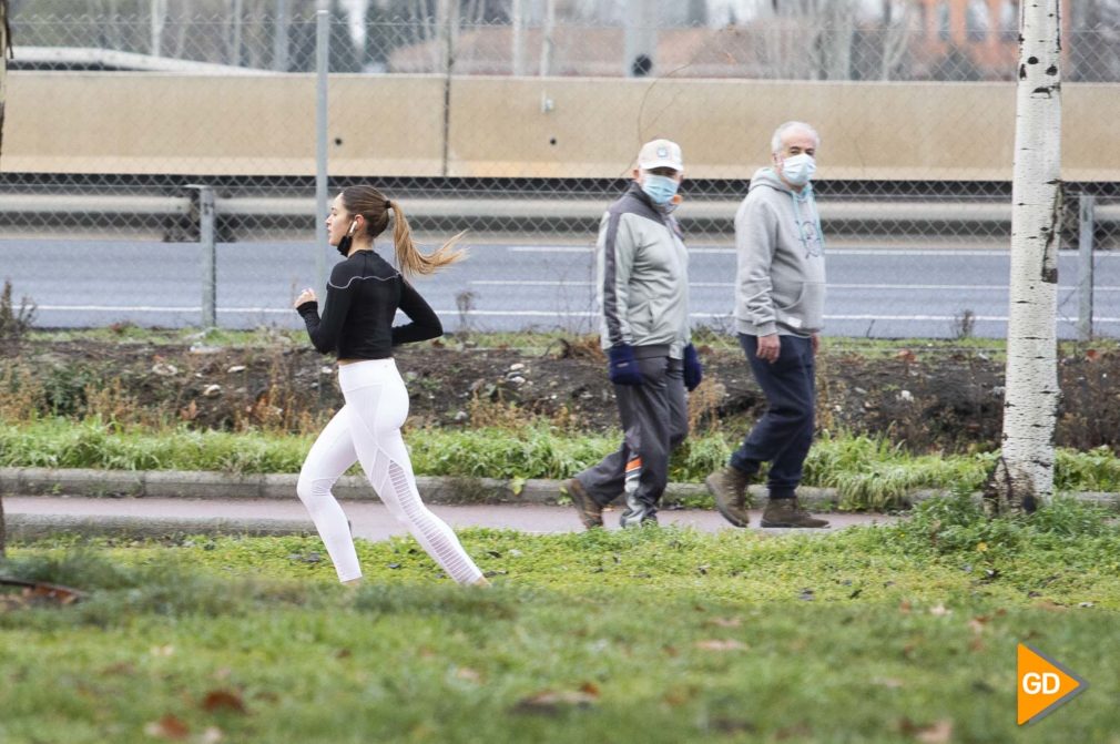 La concejal de Mantenimiento de Granada presenta distintas actuaciones municipales en el parque Tico Medina deporte footing running parques aire libre