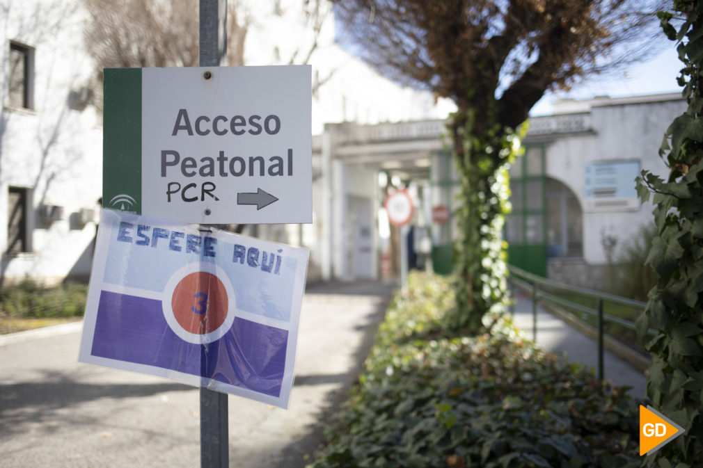 Pruebas PCR de Covid 19 en el Centro de salud Doctor Oloriz en Granada