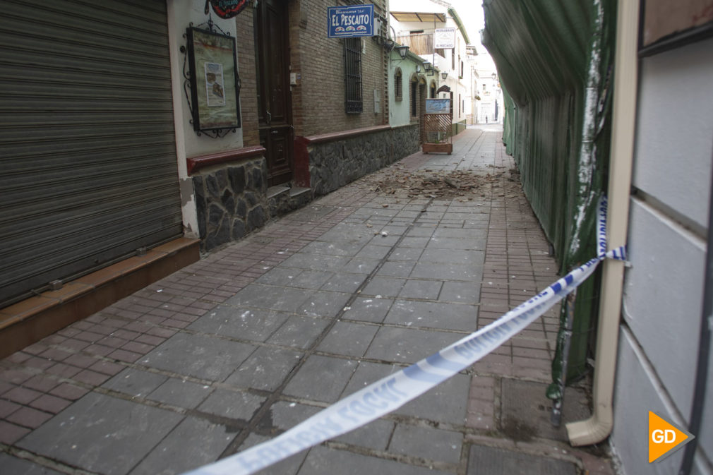 Pueblo de Santa Fe en Granada tras los terremotos