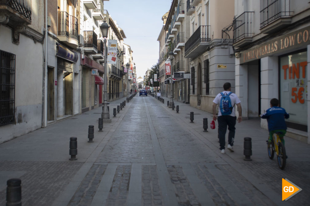 Pueblo de Santa Fe en Granada tras los terremotos