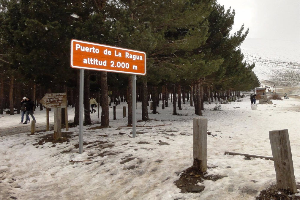 Granada.- Temporal.- Abierto al tráfico el puerto de la Ragua tras la retirada de la nieve