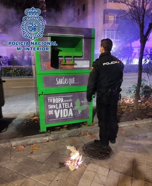 Incendio Contenedores