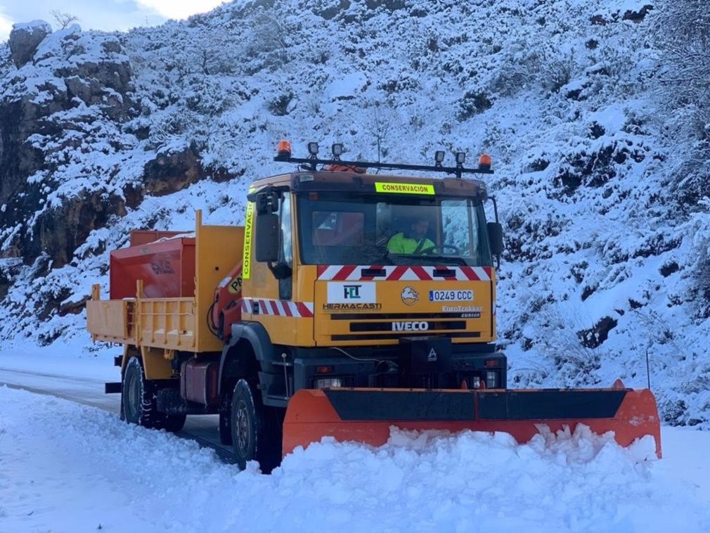 Nieve carretera