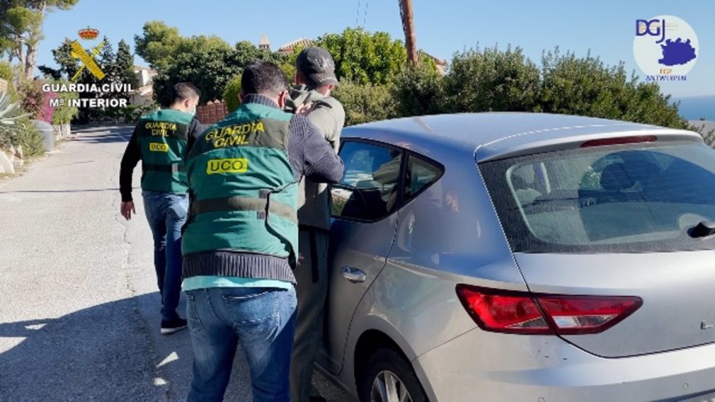 Granada.-Sucesos.-Detenido en Almuñécar el presunto líder de una organización criminal de tráfico de cocaína de Bélgica