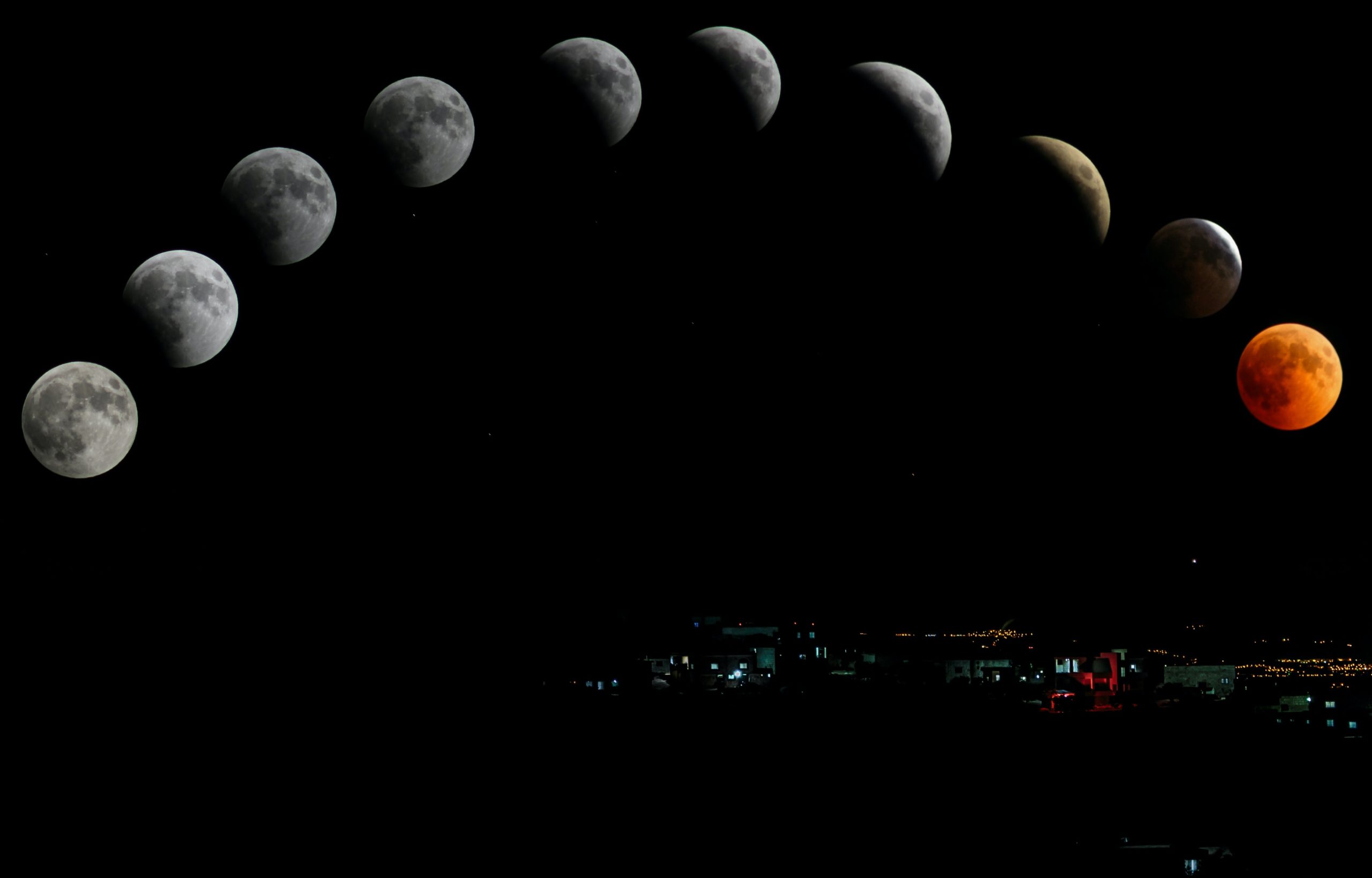 Fases lunares y su visibilidad desde la Tierra