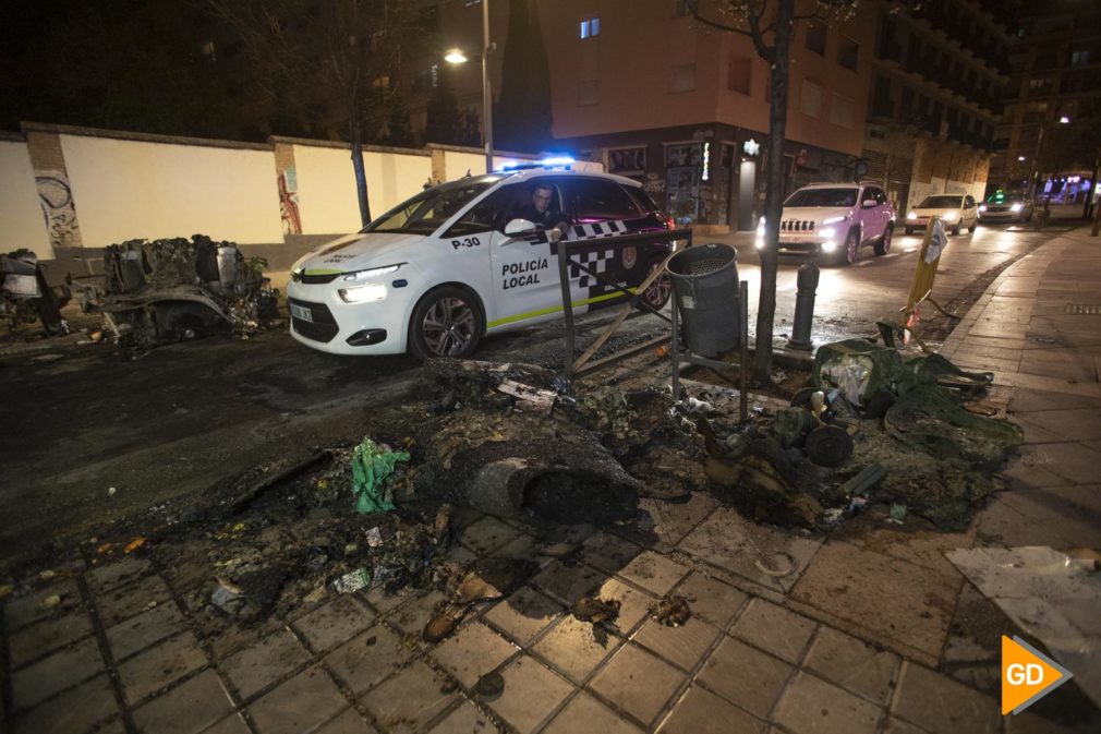 Disturbios en Granada por la manifestación a favor de Pablo Hasel