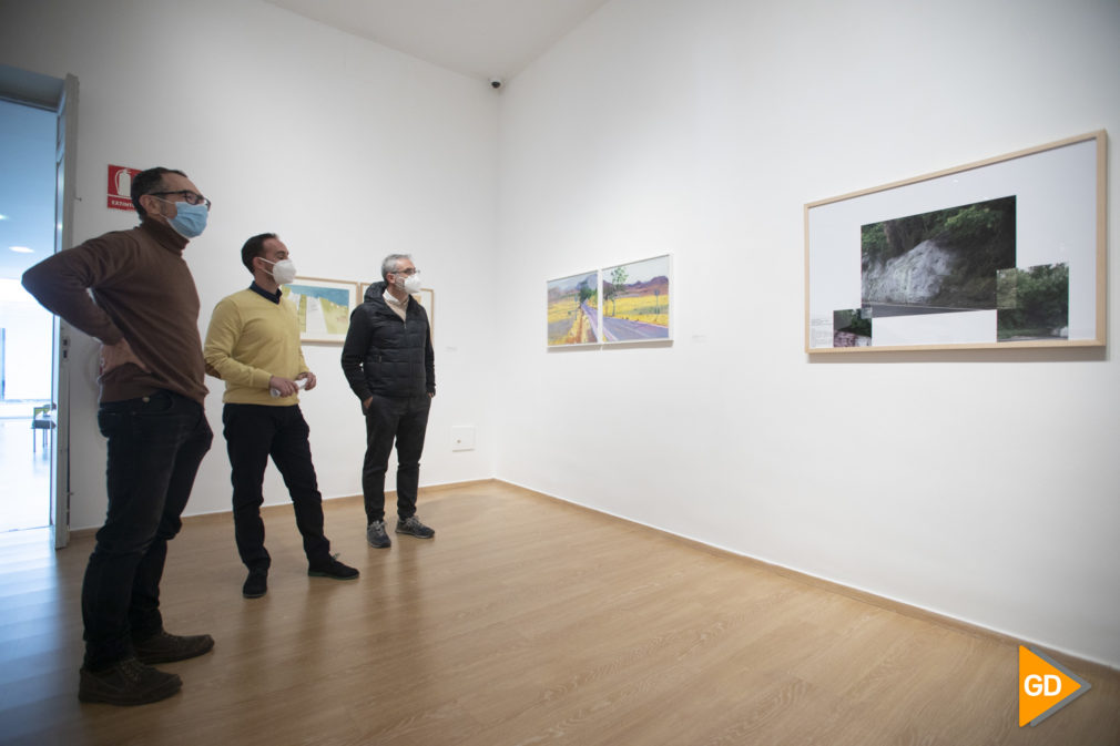 Exposición de los premios de creación artística en el palacio de los condes de Gabia en Granada