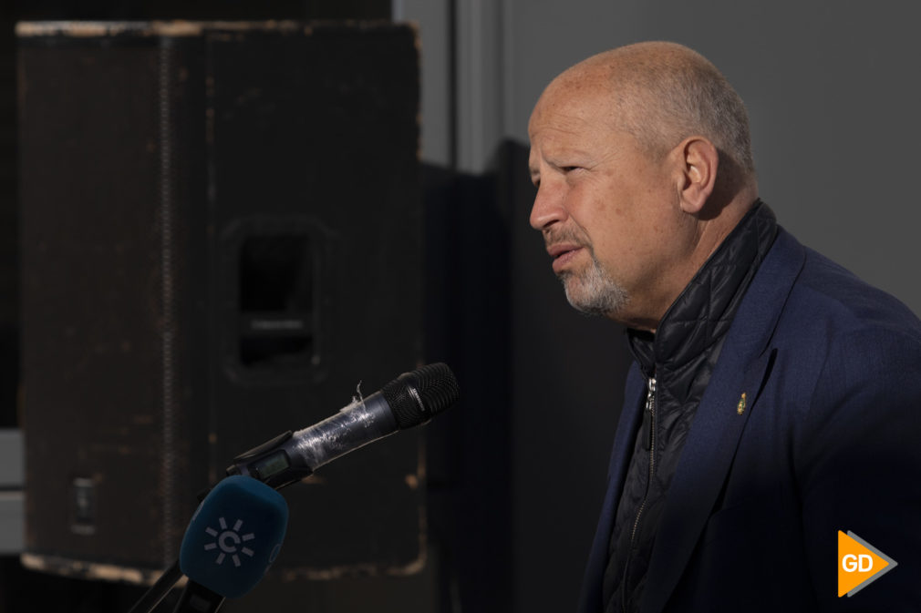 Javier Imbroda visita el nuevo colegio de educacion infantil y primaria San Isidro Labrador en Albolote