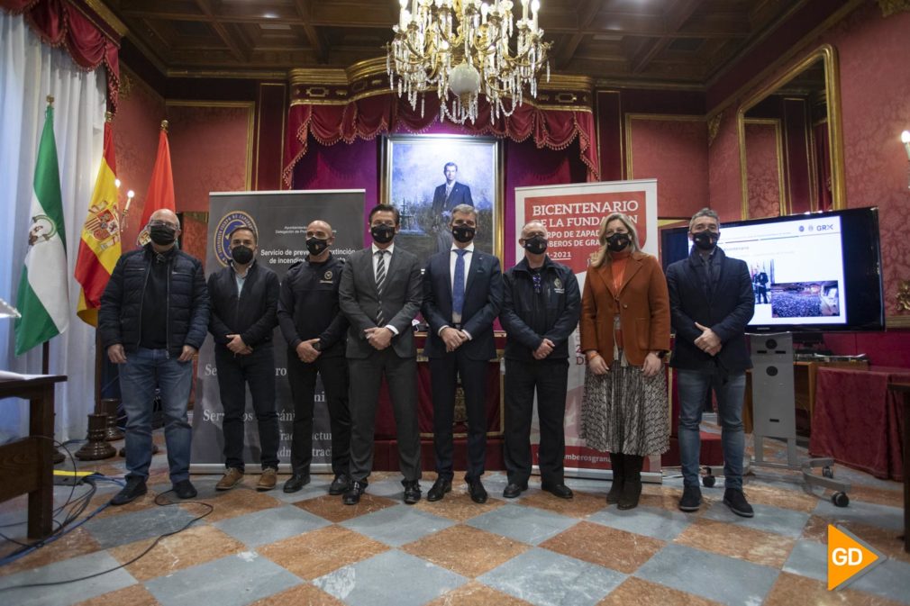 Foto Antonio L Juarez - Rueda de prensa por el bicentenario de los cuerpo de bomberos y zapadores de Granada-5