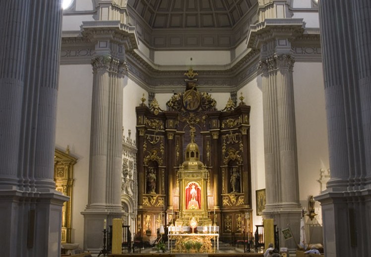 Interior-de-la-Colegiata-Santa-M-la-Mayor.Huescar