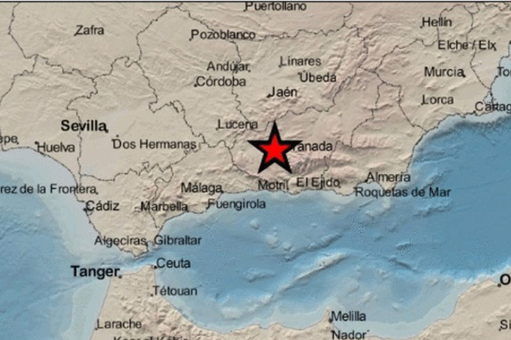 Granada.- Continúa el enjambre sísmico, que suma cinco terremotos de baja intensidad la pasada madrugada