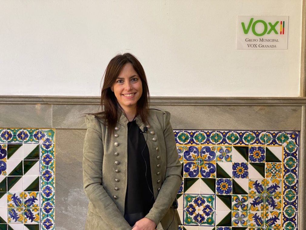 Mónica Rodríguez Gallego, concejal de VOX en Granada 1