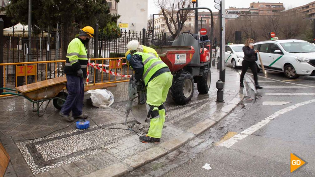 Obras nueva iluminacion calle San juna de Dios Carlos Gijon-3