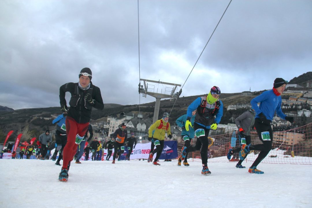 Más de 850 corredores se citan en la Snow Running de Sierra Nevada 2023
