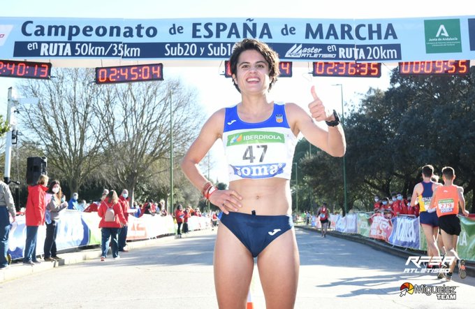 maria perez campeona españa 35 km marcha