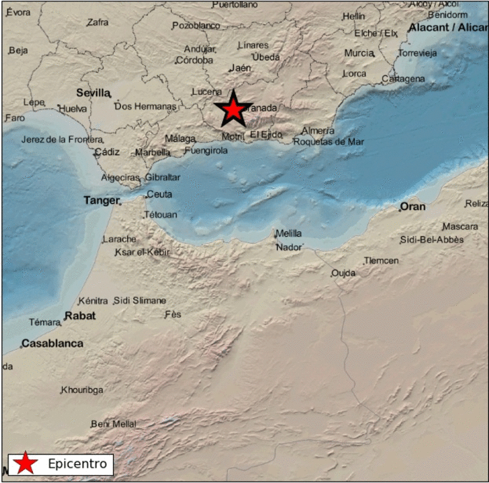 terremoto epicentro atarfe