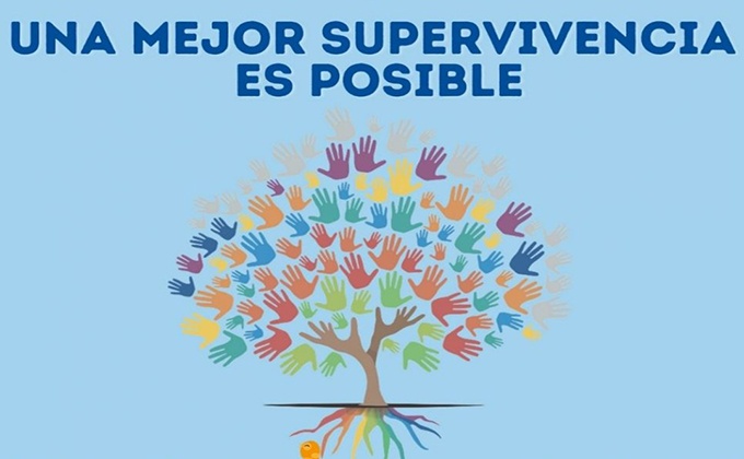 una mejor supervivencia es posible - Cartel Aupa