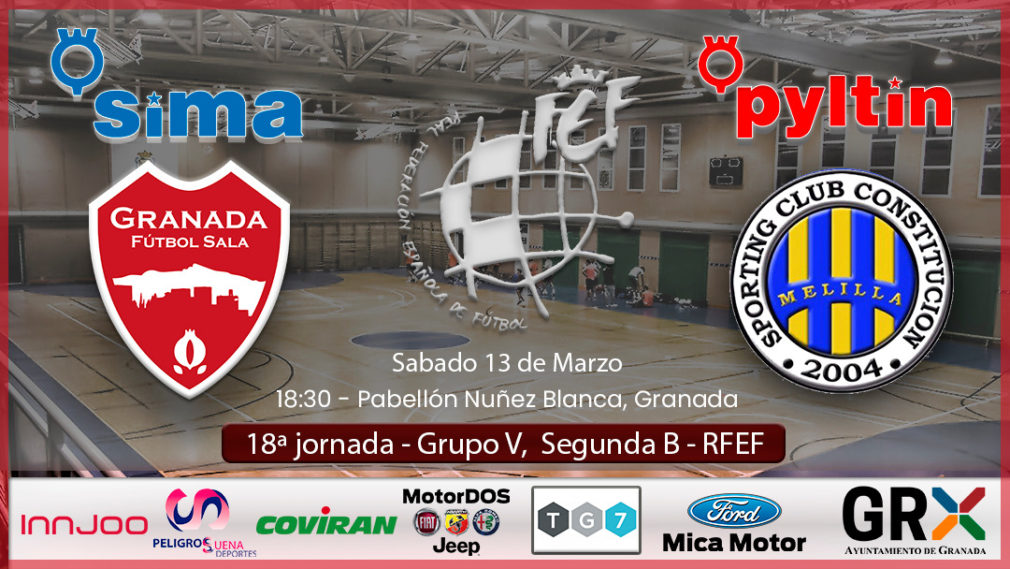 18ª jornada, SIMA Granada - Sporting Constitución, sábado 13 de marzo, Núñez Blanca