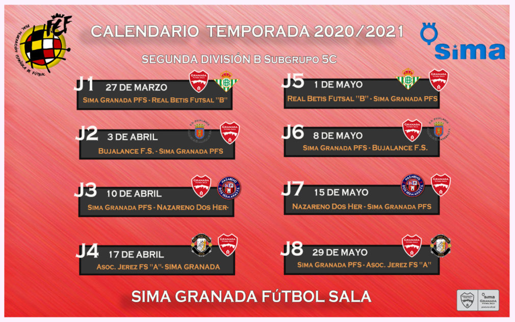 Calendario - Segunda Fase