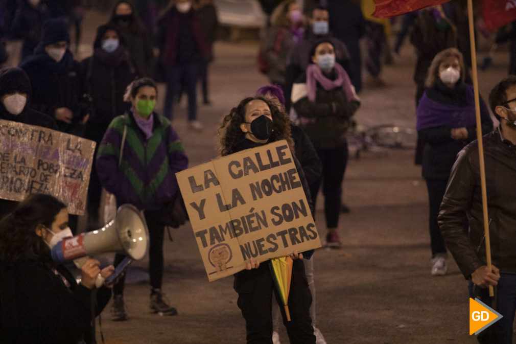 Manifestación 8M dia de la mujer en Granada