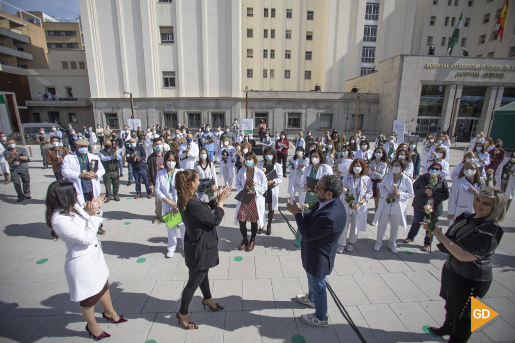 Homenaje sanitarios Virgen Nieves