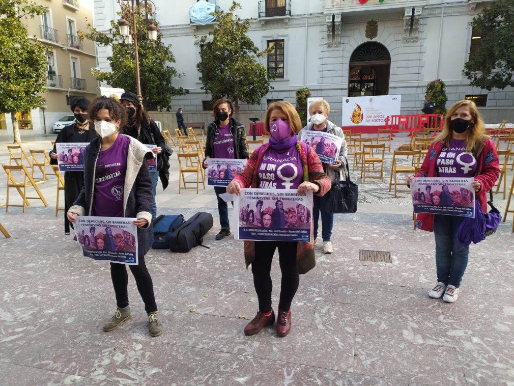 Asociaciones feministas granada presentan actos 8-m