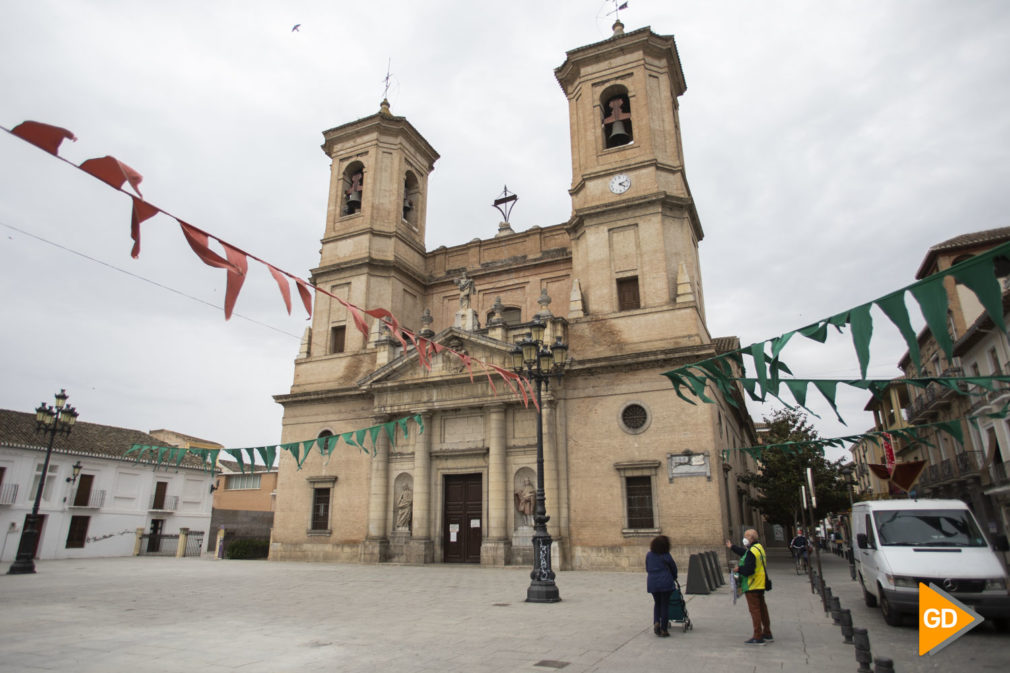 Decoración de Santa Fe para la celebración de las Capitulaciones 1492