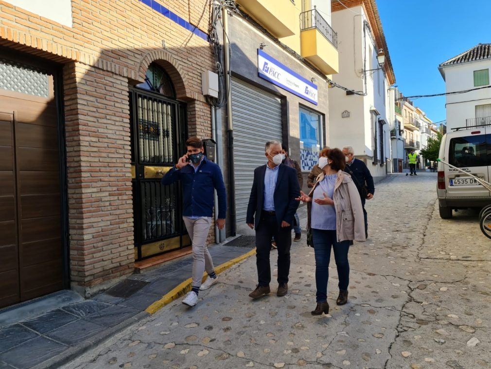 Visita diputado provincial Obras Públicas Huétor Santillán